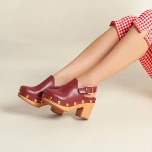 Women Charlotte Stone Hari In Merlot Stud