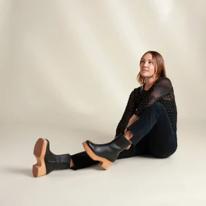 Women Charlotte Stone Isla In Black Tejus