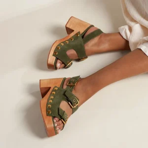 Women Charlotte Stone Lino In Khaki