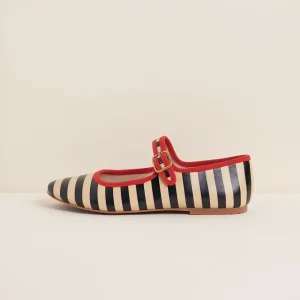 Women Charlotte Stone Raleigh In Black Stripe